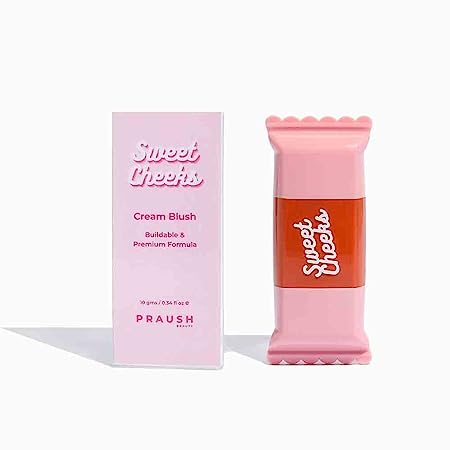 PRAUSH  Cream Blush  (Coral Crunchy)