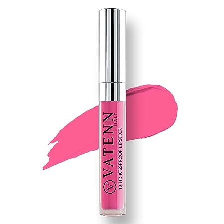 VATENN ITALY - 18 Hr Kissproof Lipstick - (Sh-05,Ravishing Rose)