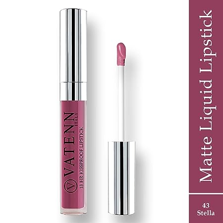 VATENN ITALY - 18 Hr Kissproof Lipstick - (Sh-43,Stella)