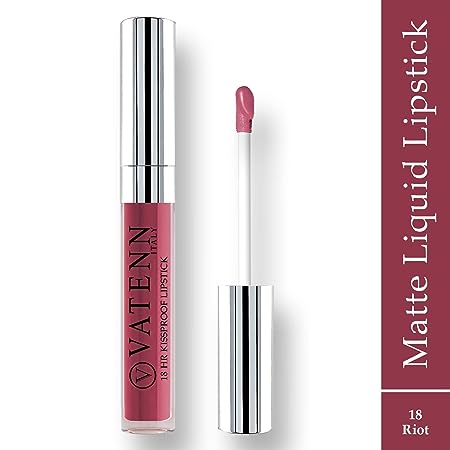 VATENN ITALY - 18 Hr Kissproof Lipstick - (Sh-18,Riot)