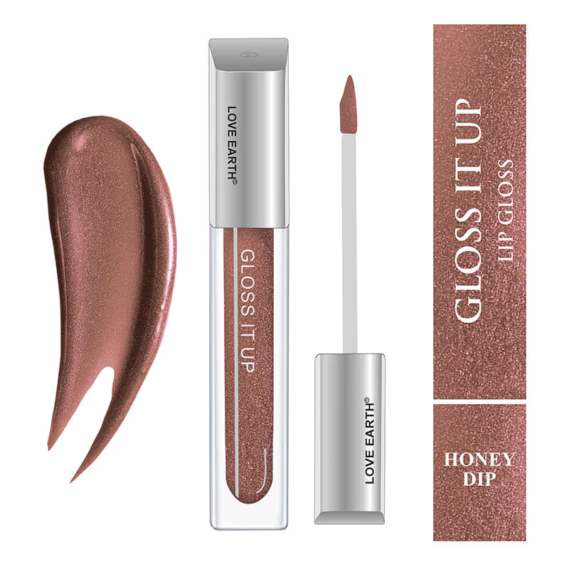 Love Earth Lip Gloss - Honey Dip